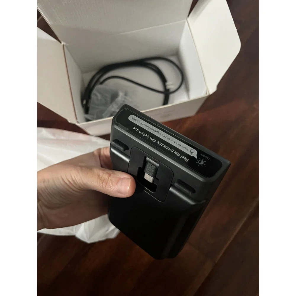 SwanScout Portable Wireless Charging Station for iPhone 4in1 Foldable with Clock